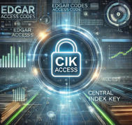 SEC EDGAR Access Codes (CIK, etc.) Service